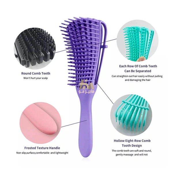 برس اختاپوسی برس مو مدل گره باز کن